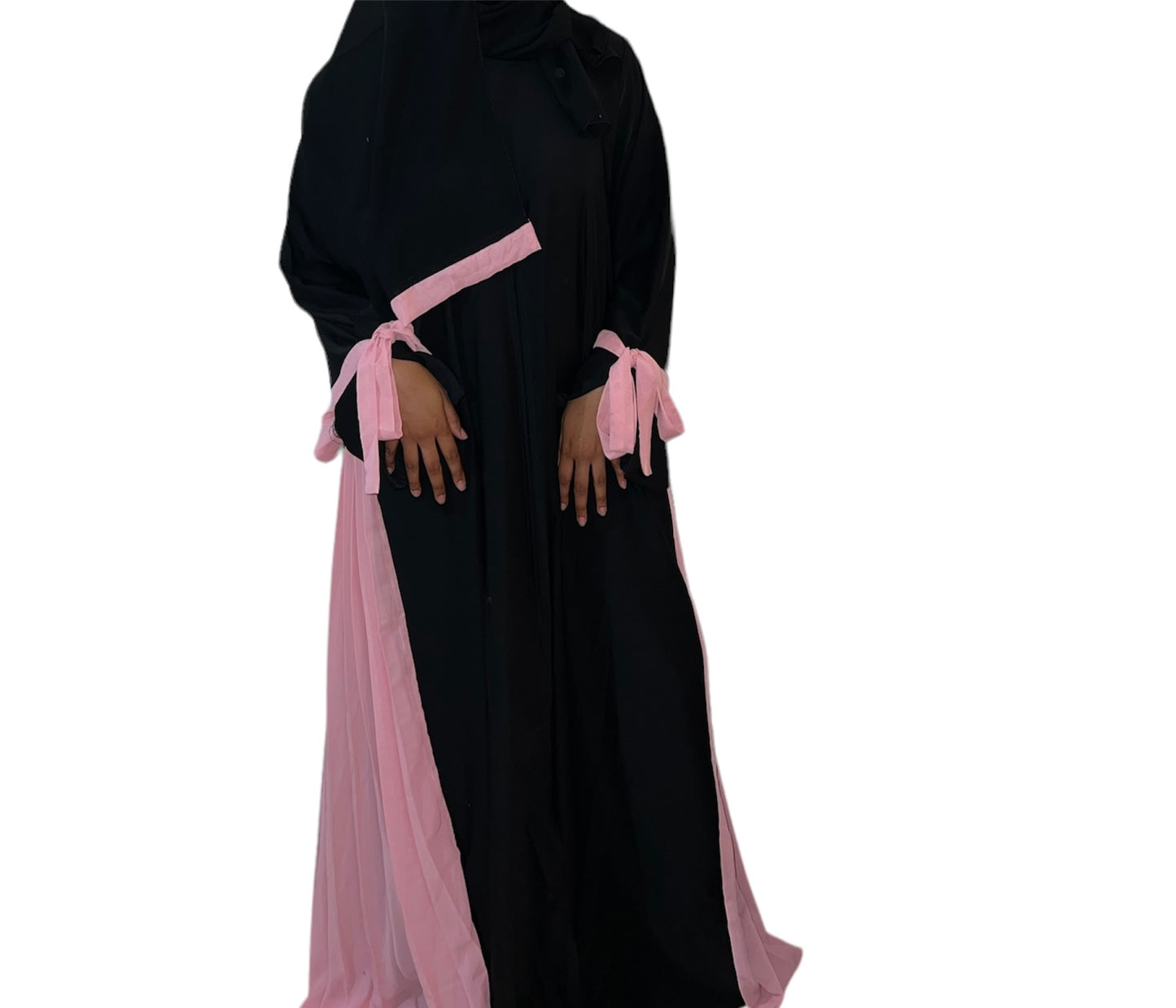 Pink Side Pleats