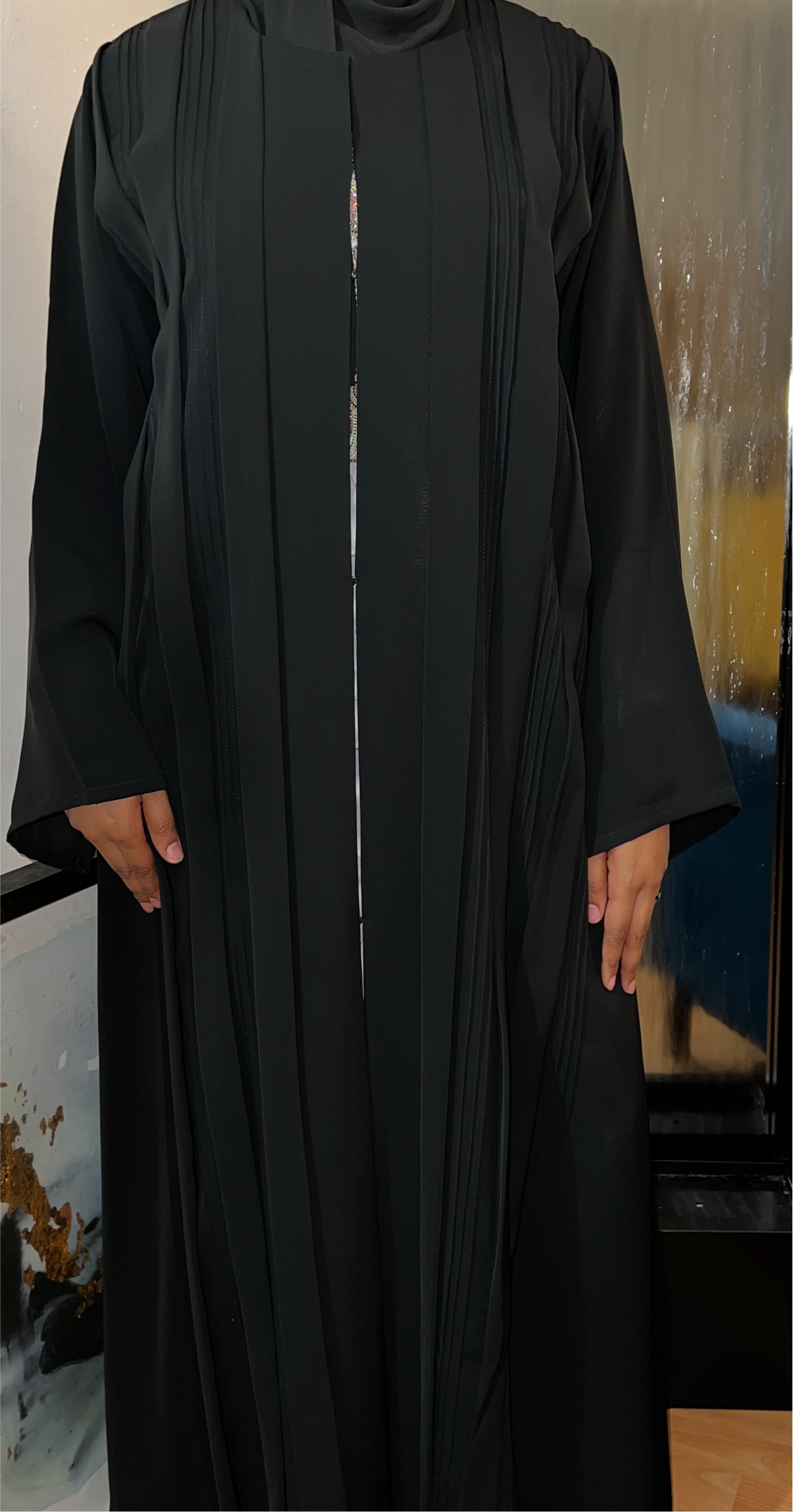 Deeper Pleat Abaya