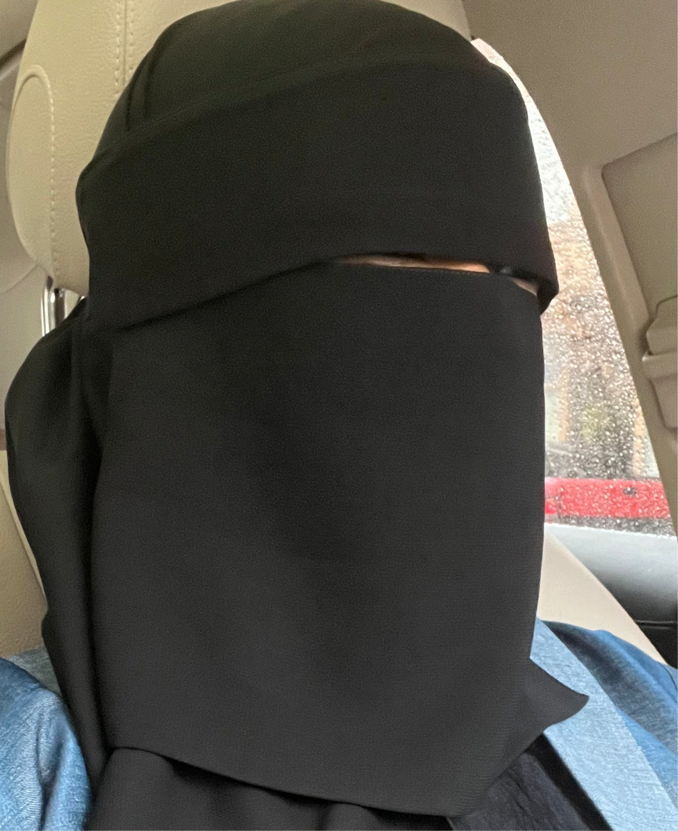 short makeup niqab