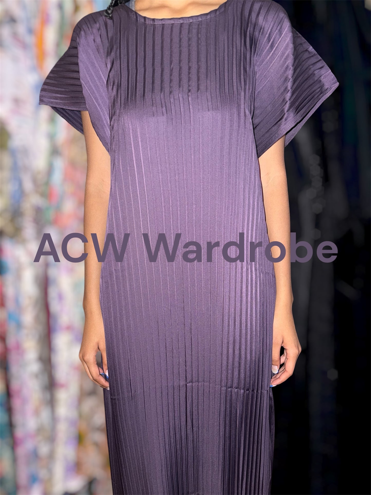 Grape Satin Slip