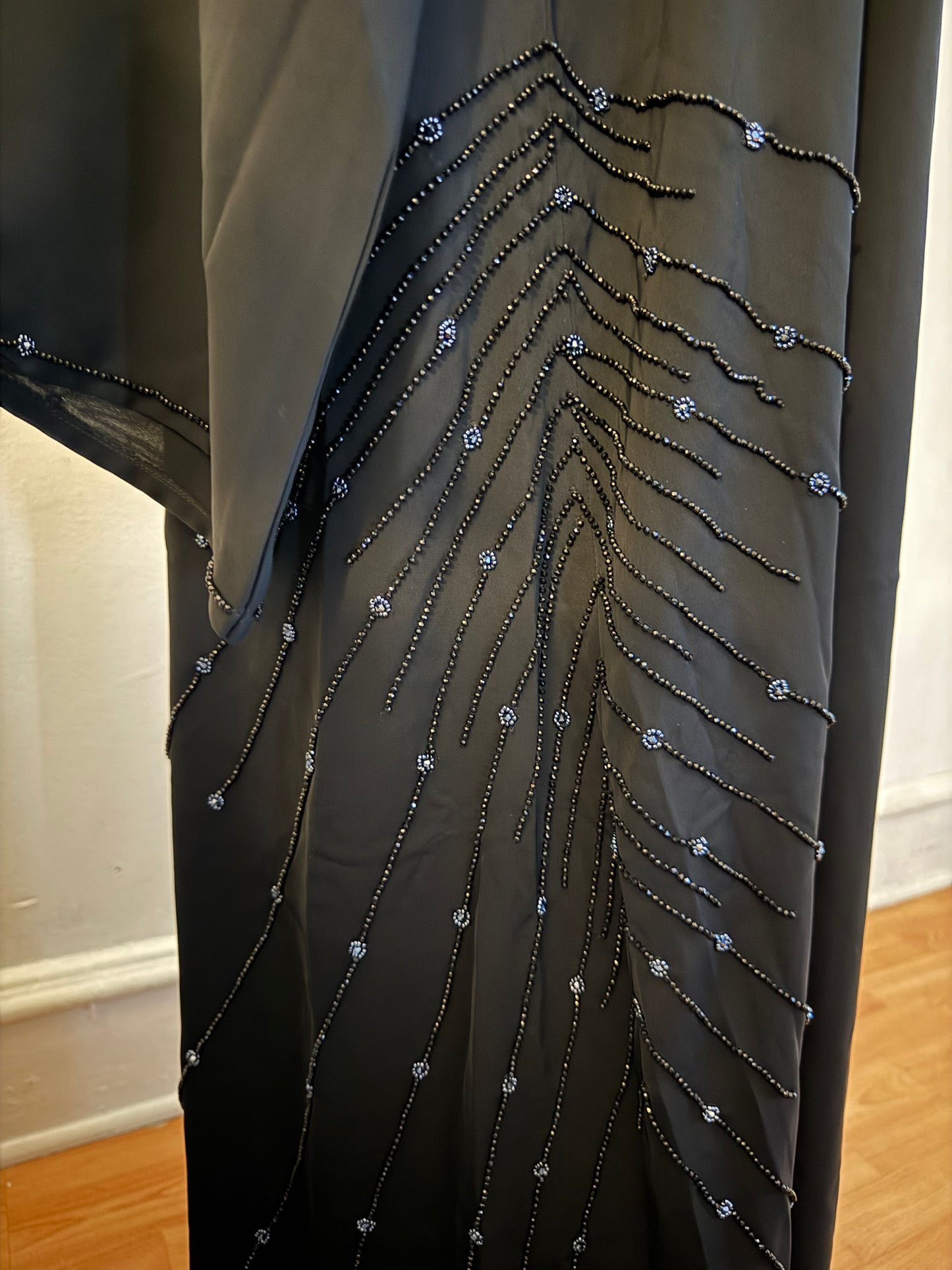 58” stoneworks abaya