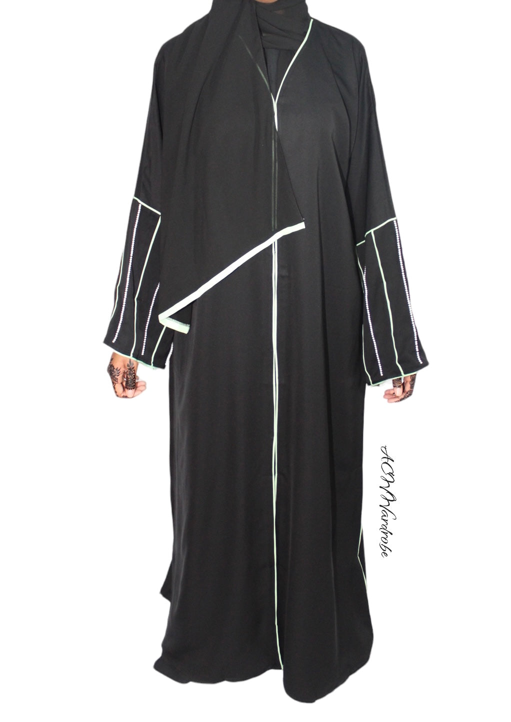 Pearl & Pastel Abaya