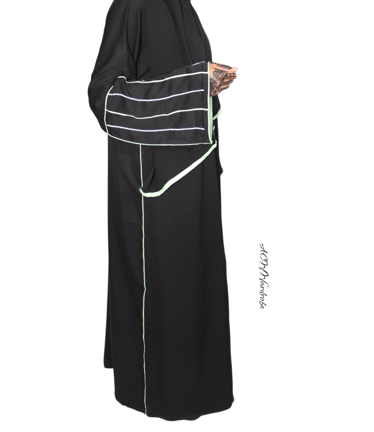 Pearl & Pastel Abaya
