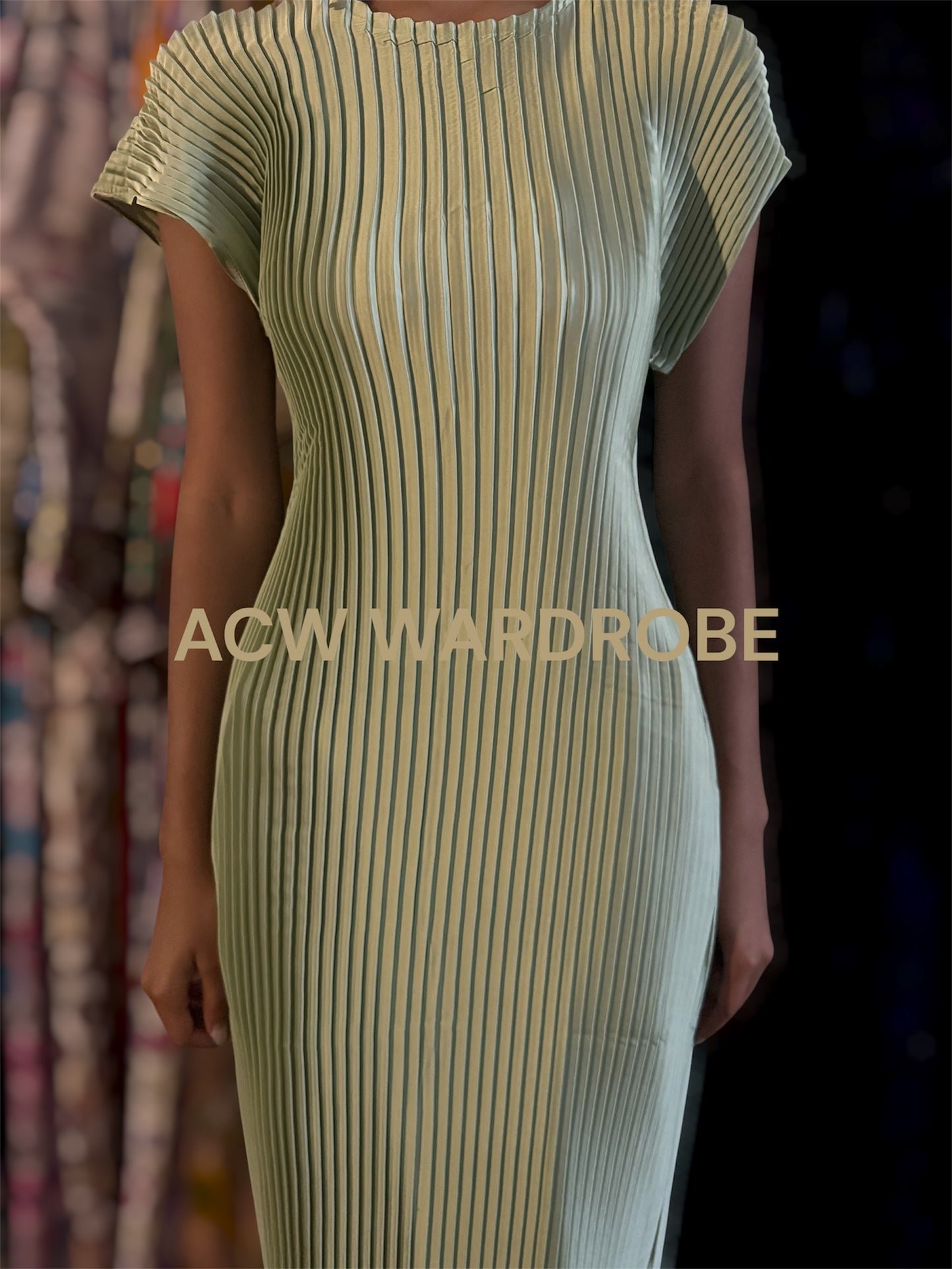 Pastel Green Satin Slip