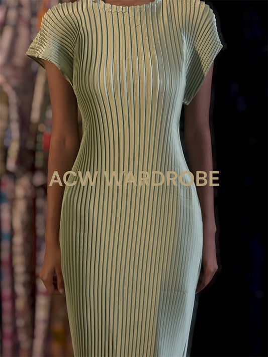 Pastel Green Satin Slip