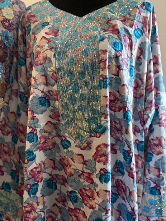 58” blue leaf Mukhawar