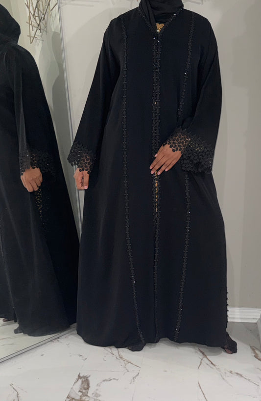 Leaf sides abaya