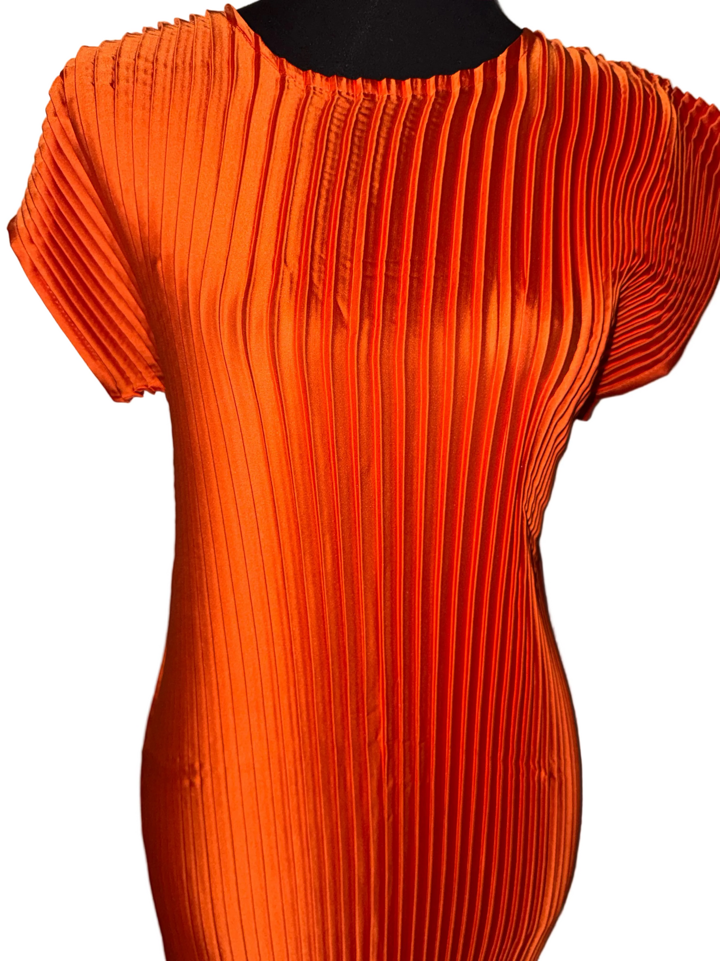 Orange Satin Slip