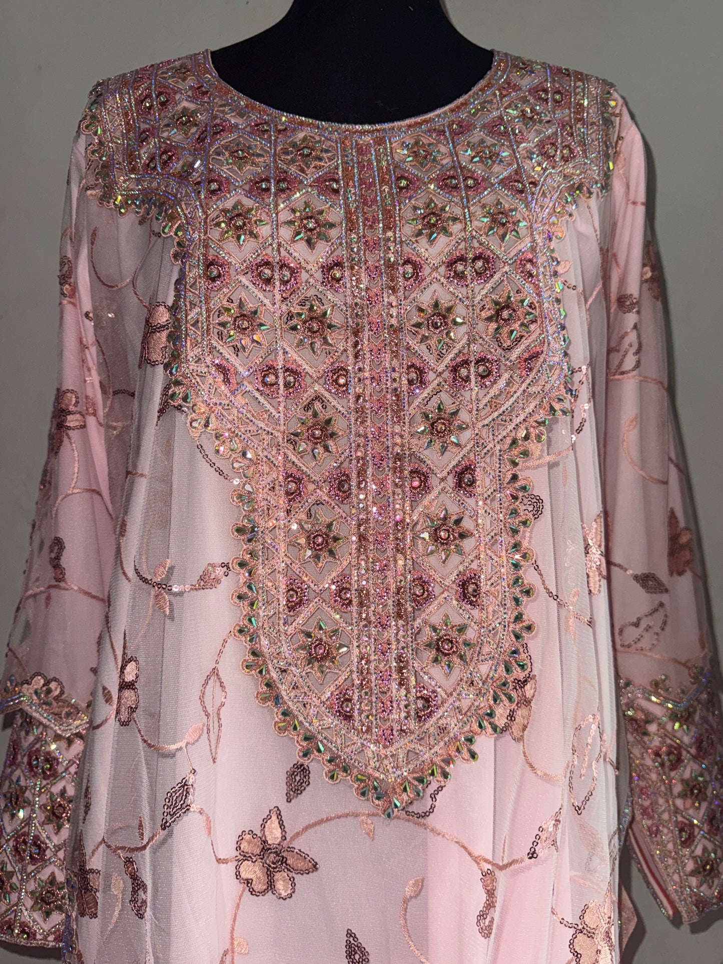 58 lace pink Mukhawar