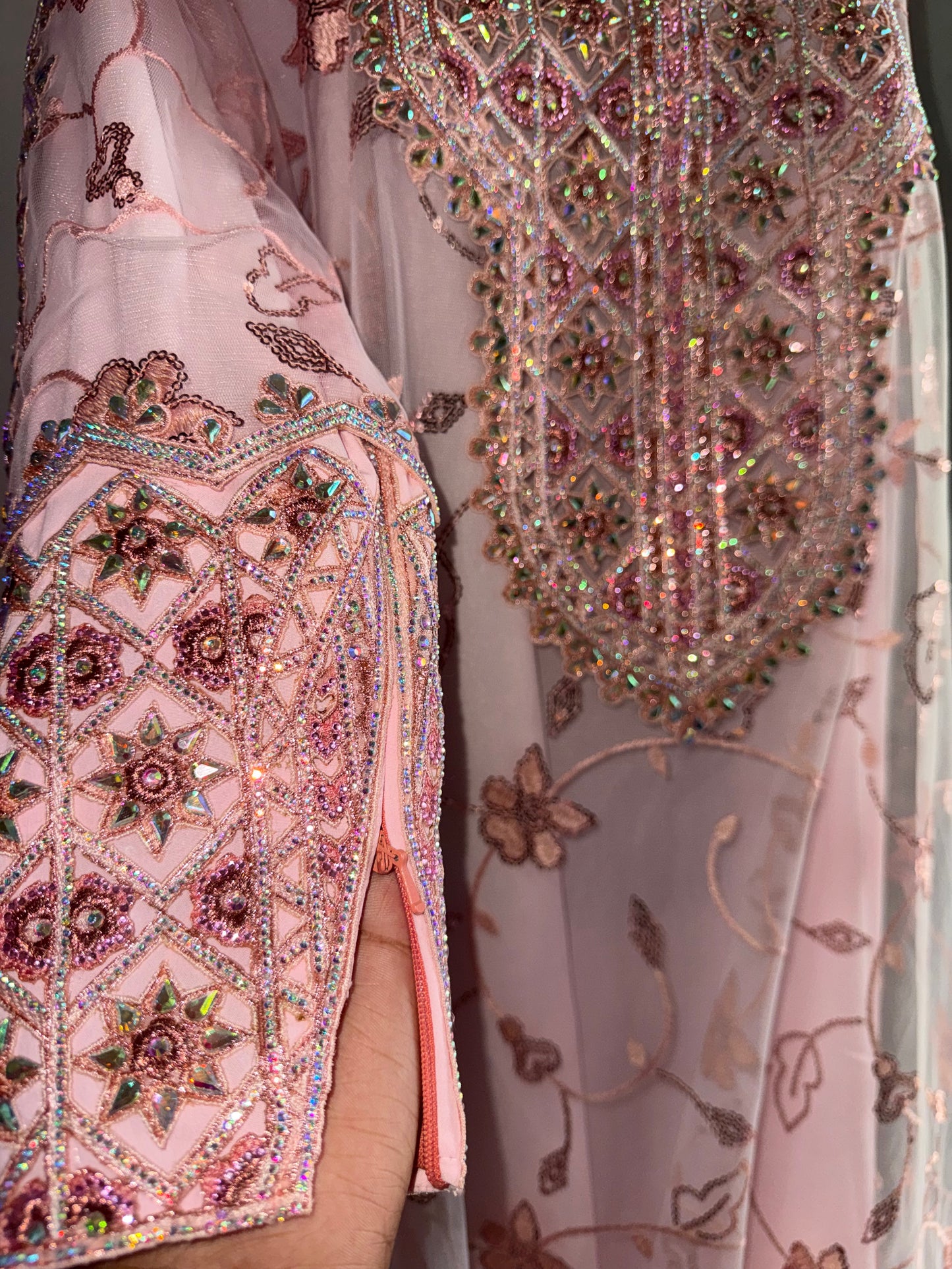 58 lace pink Mukhawar