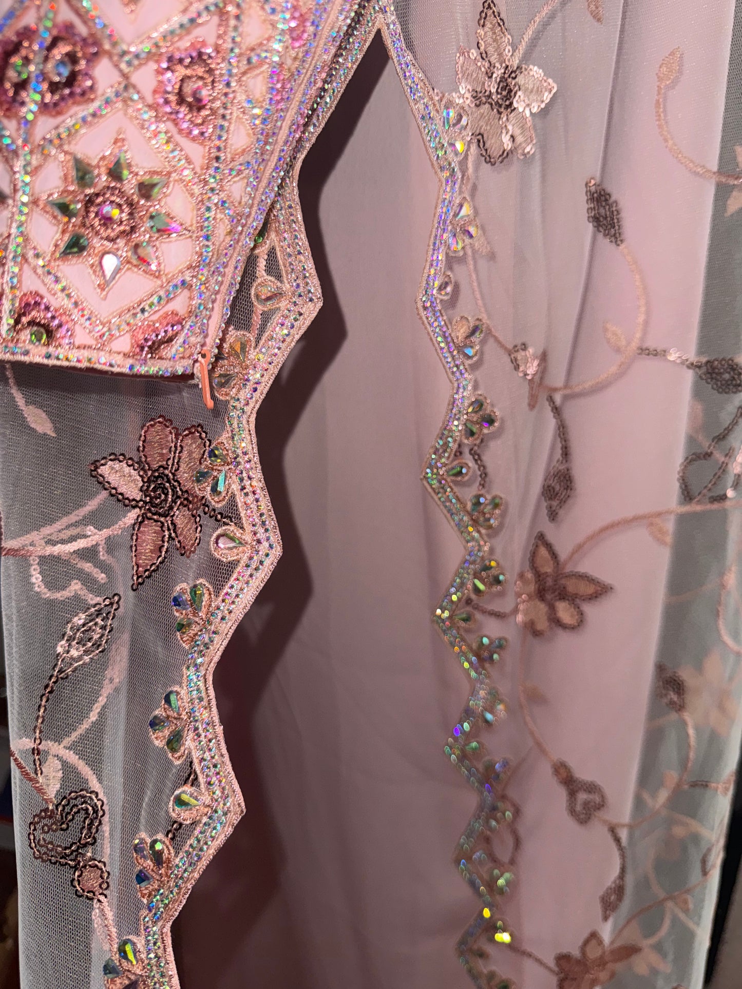 58 lace pink Mukhawar