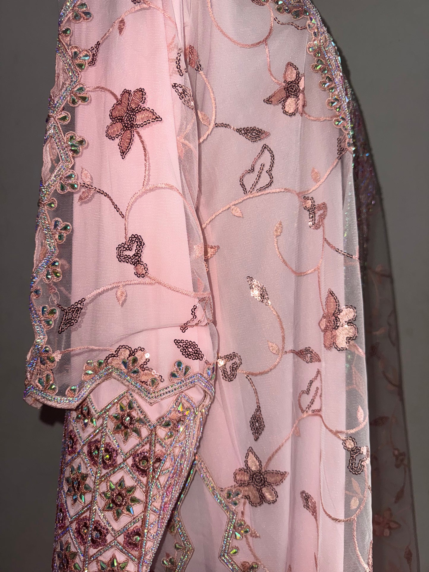 58 lace pink Mukhawar