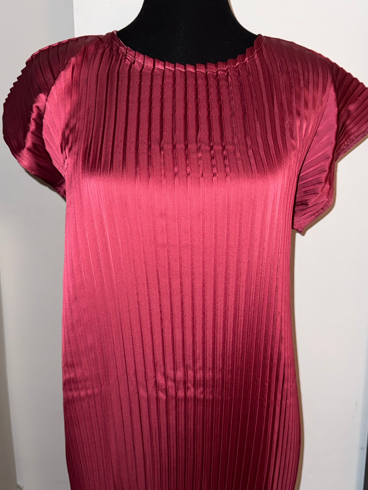 Dark Pink Satin Slip