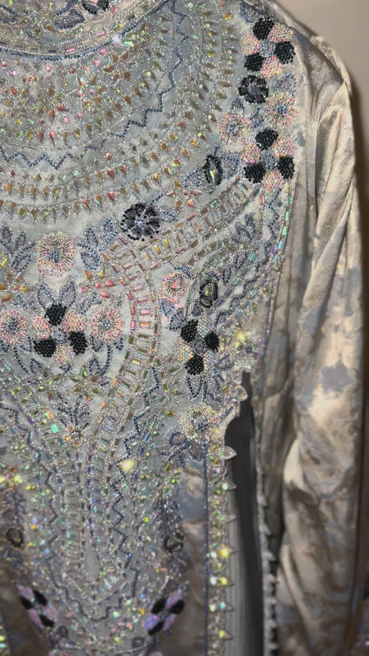 Blue Pleats Mukhawar