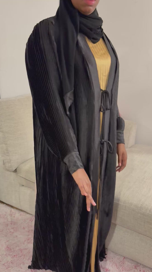 Satin Bow Abaya
