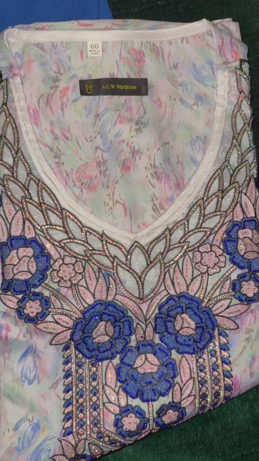 60 blue flower